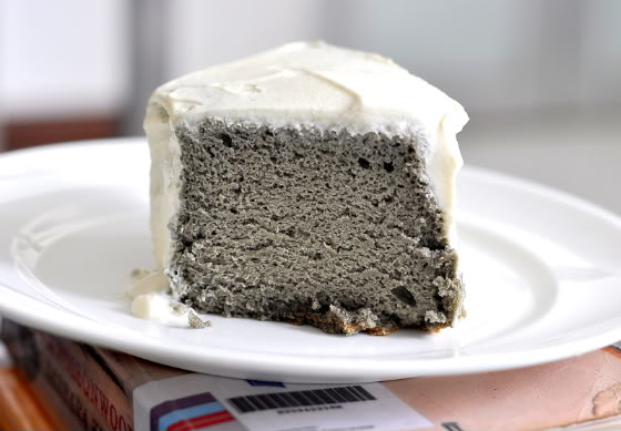 Black Sesame Chiffon Cake